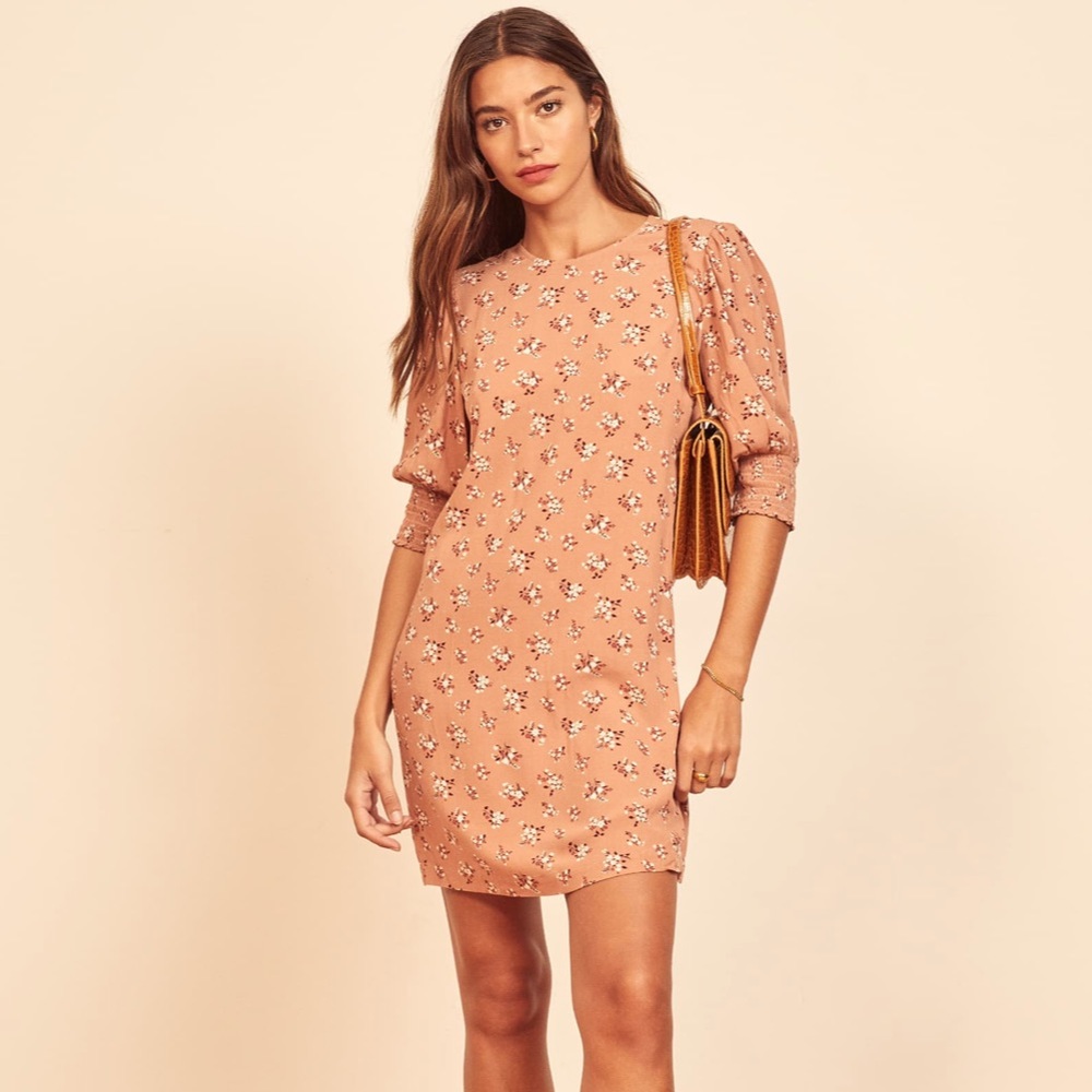 Reformation Lea Dress in Ina Floral NWT Small